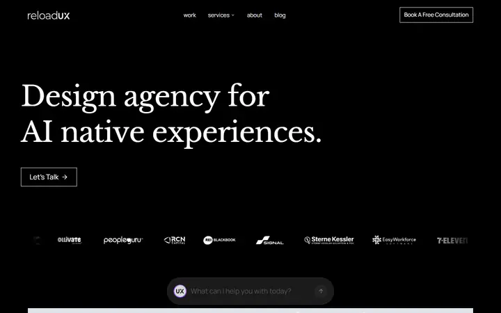 Reload UX website